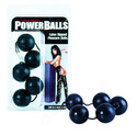 Anna malle's latex dipped power balls - black