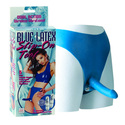 Blue latex slip-on tool w/wireless penis probe wat