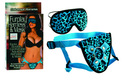 Furplay harness and mask - blue leopard