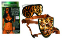 Furplay harness and mask - brown tiger