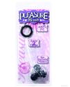 Pleasure Pvc Beads-Single Cord Charcoal