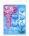 P 3 power balls - baby blue