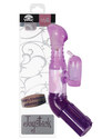 Vibratex joystick - bent purple 100% elastomer