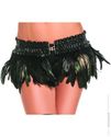 Feather mini skirt black m/l