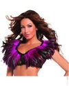 Feather top w/lace backing pink o/s