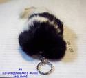 FURRY PET KEYCHAIN SQUEAKS CHOOSE FROM 11 DIFFEREN