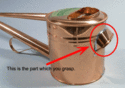 Kaneshin Bonsai tools Japanese copper watering can