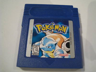 holton7 : POKEMON BLUE Gameboy Color Game