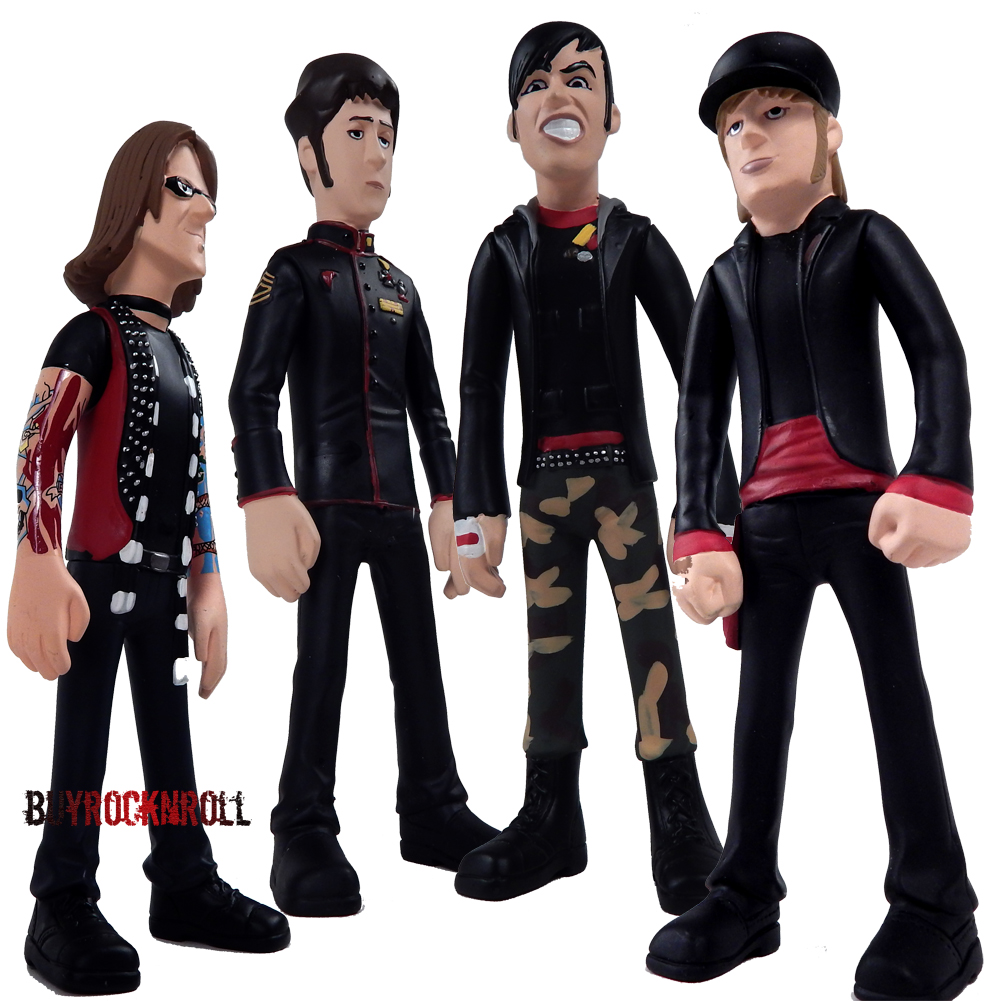 Fall Out Boys Collectors Memorabilia: 2006 Boxed Set of Figures - Worn Box