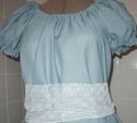 CIVIL WAR SOUTHERN LIGHT BLUE CHEMISE GOWN DAY DRE