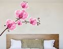 6 Ft. Orchid Large Wall Decal Deco Art Sticker Mur