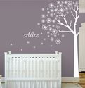 Personalized 7 FT Tall Tree Wall Decal Art Sticker