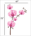 6 Ft. Orchid Large Wall Decal Deco Art Sticker Mur