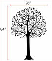 7 FT. BIG TREE  Deco Art Sticker Mural and 2 Lette