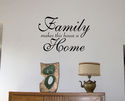 WALL DECALS - Family .. Home - lettering wall stic