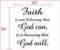 Faith.. God.. quote Wall Decal Decor Art Sticker M