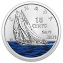 FREE 2021 Canada 10¢ 100th Anniversary Bluenose F