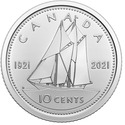 FREE 2021 Canada 10¢ 100th Anniversary Bluenose F