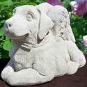 dog and cat statues