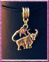 *Taurus Zodiac Star Sign Necklace *Leather Cord 