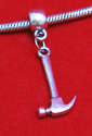 Hammer  Dangle Design Charm for Bracelet fits Pand