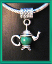Turquoise Teapot Charm for Pandora