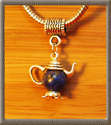 *Lapis Lazuli Teapot Dangle Charm *For Charm Brace