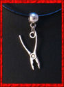 *Pliers 3D Necklace *Alicate * on Genuine Leather 