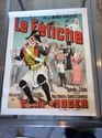 Old Original Vintage Poster Opera Le Fetiche Music