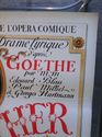 Old Original Vintage Poster For Paris Opera Werthe