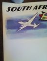 Vintage Original 1950s SAS AIRLINES AFRICA Travel 