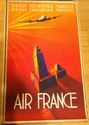 Original Air France Poster circa 1930s