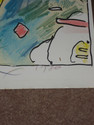 1980 Peter Max Lithograph "FLOWER ABSTRACT"  Print