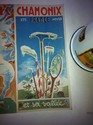 1947 Chamonix France Original Vintage Brochure Pos