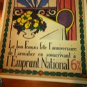 1920 Original Vintage Stone Lithograph Poster by L
