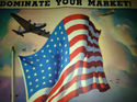 original vintage war WW2 WWII poster print dominat