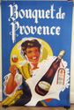 Original french wine poster lithograph. Bouquet de