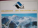 ORIGINAL 1960's VAIL COLORADO Ski Poster Hal Shelt