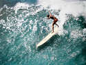 ORIGINAL 1960'S Surf Poster WAIMEA BAY Hawaii Surf