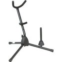 Alto/Tenor Saxophone Stand with Flute/Clarinet peg