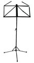 (12) PACK - Black Folding Music Stands - Extra Lar