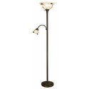 100W Incandescent Torchiere Floor Lamp with Side R