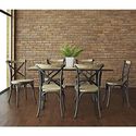Walker Edison 7-Piece Industrial Reclaimed Solid W