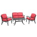 Walker Edison 4 Piece Cast Aluminium Conversation 