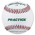 One Dozen Macgregor 79P Leather Practice Baseballs