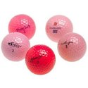 Optic Pink Mixed Recycled Golf Balls, 48 pack with