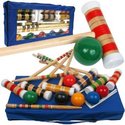 Trademark Global Complete Croquet Set with Carry C