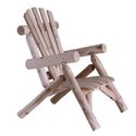 Lakeland Mills Cedar Log Lounge Chair  FREE SHIPPI