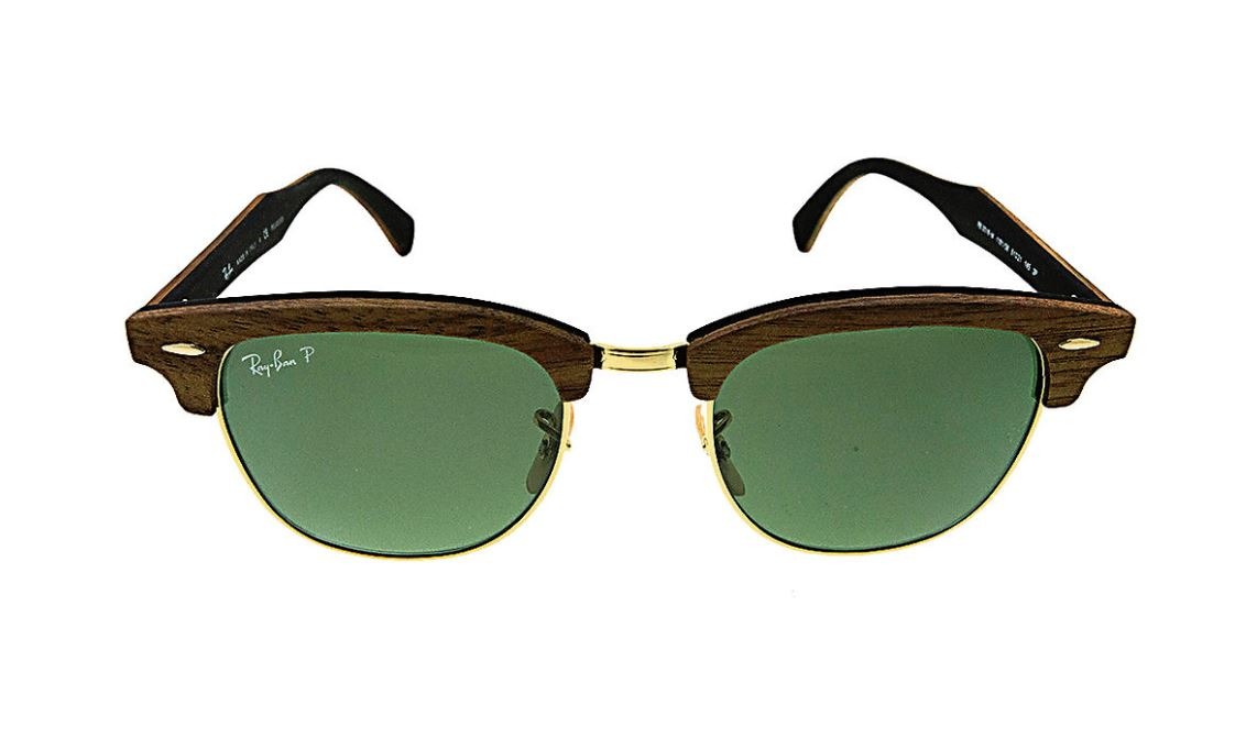 New Authentic Ray Ban Clubmaster Wood 