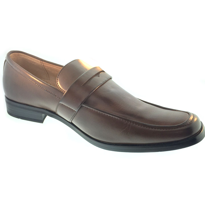 Adolfo Men's Slip on Dress Shoes ALDO-1 Dark Brown Size 7 US ...